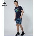 Camiseta esportiva de homens de corrida casual por atacado