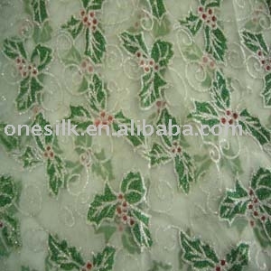 Polyester Organdy bronzing Fabrics