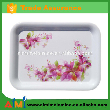 100% Melamine Food Grade Customized Serving Tray