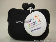 Authentic New Candy Store Black Silicone Framed Coin Purse/pouch/bag?