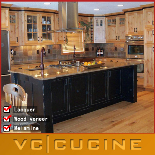 High quality solid wood antique kitchen cabinets