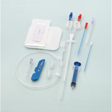 Kit de catéter de hemodiálisis estéril médico desechable