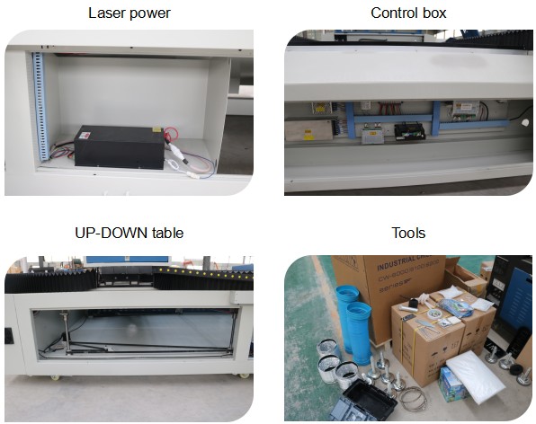 1500 x 3000 cnc router wood laser cutter engraving machine