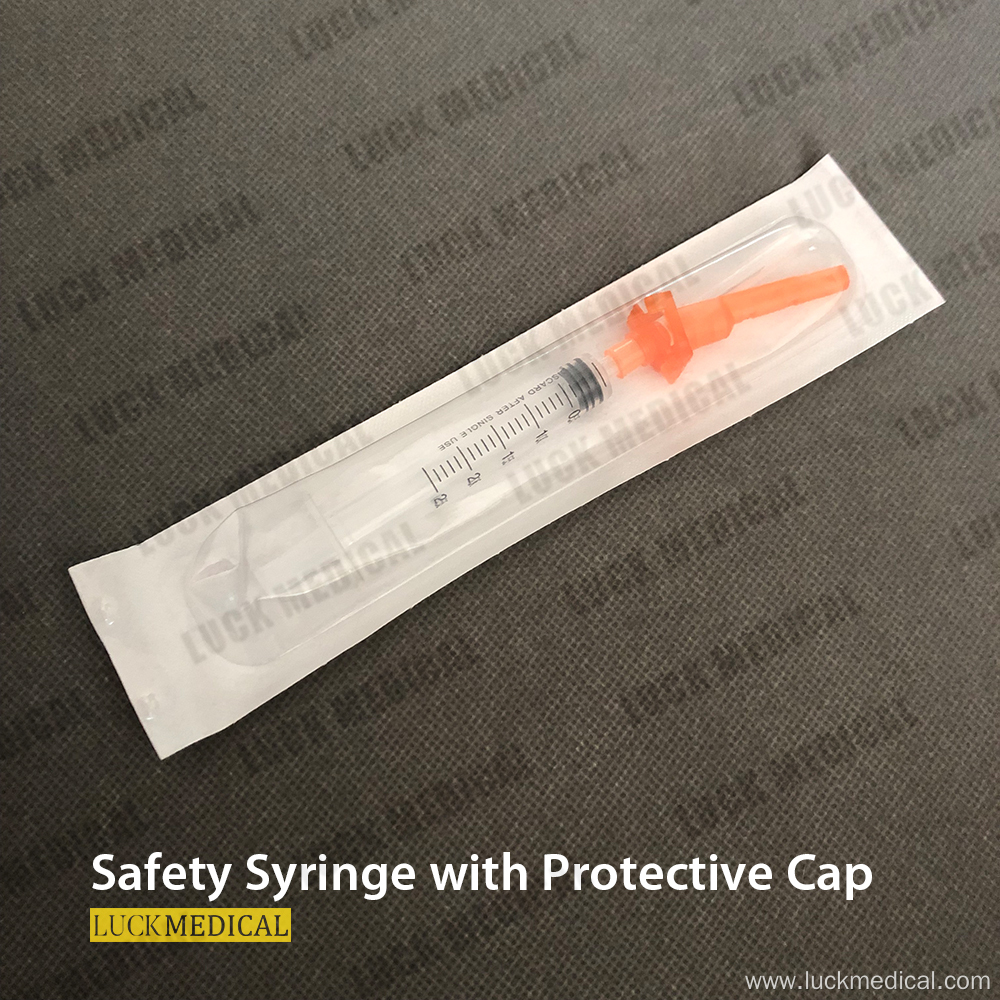 Sheath Lock Safety Needle Syringe