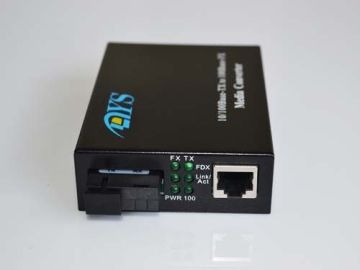 10 / 100m Singlemode Fiber Media Sc / Fc / St Converter