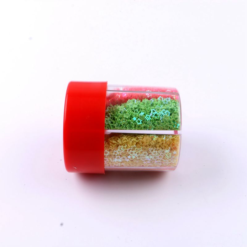 2019 hot sales! 3.5oz with 6-pack shaker bottles polyester Glitter powder for kids DIY, toys, students, crafts etc