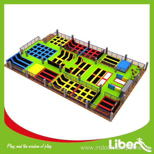 large indoor trampoline park in USA