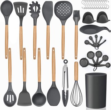 38 Pieces Silicone Kitchen Utensils Set