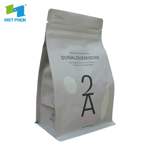 Bolsas de té orgánicas compostables de hoja de malva con mejores ventas de la venta caliente