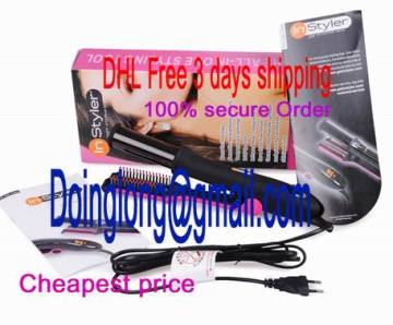 New Instyler digital rapid heat rotating hair iron , 5 work days DHL shipping