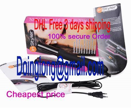 Top Instyler digital rapid heat rotating hair iron , 5 work days DHL shipping