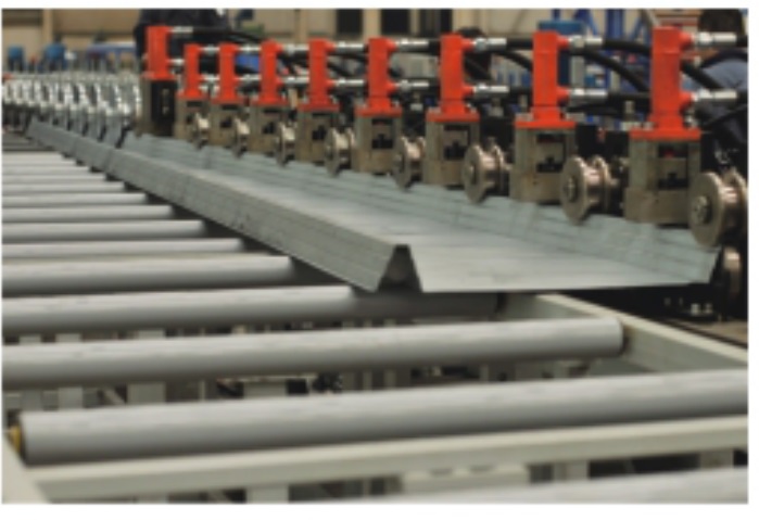 TF silo roof roll forming line2