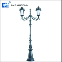 Black Outdoor Lamp post Head Lamp Post Outside Lighting Street Light Pole Yard RHS-15684