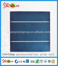 156*156mm solar wafers/ solar cell,4.3-4.7W poly cell