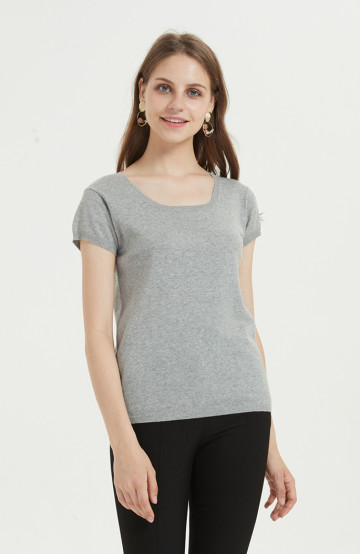 Casual Cotton Blend Tshirt With Several Colors Available