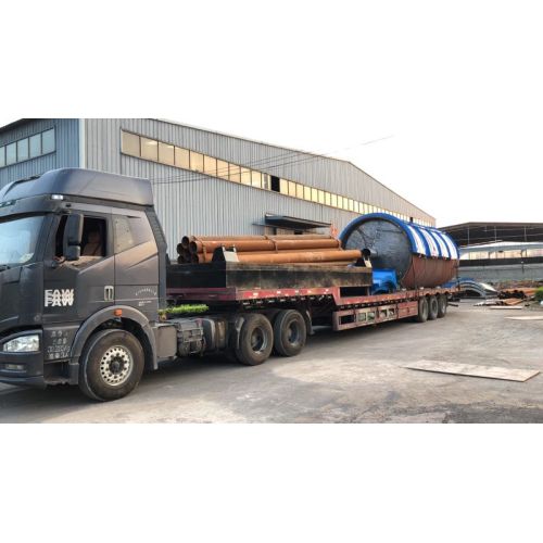 latest pyrolysis machine delivery to Thailand