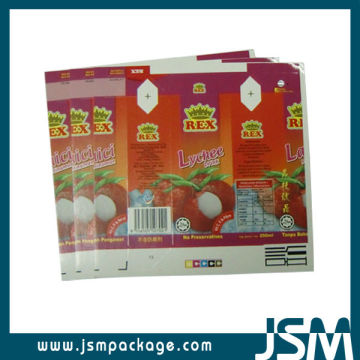 Aseptic paper camay pac birck pak baseline beverage package