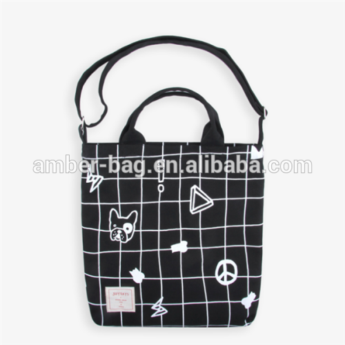 cute shoulder canvas bag/tote canvas bag