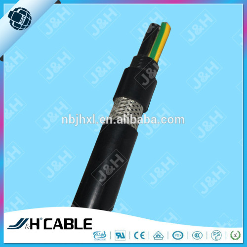 3 cores 2 conductors 3 PVC insulation double sheath cable kabel