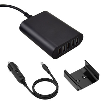 45W 9A 5-Ports Rapid USB Car Charger (12V/24V)