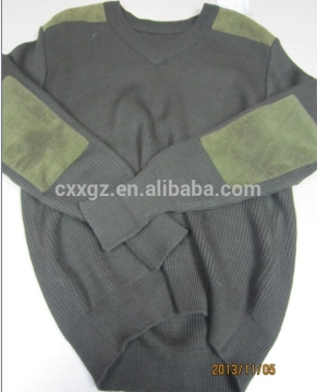 Military wool sweater, uniform sweater
