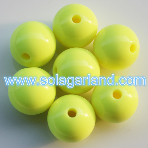 6-30MM Acryl Runde Chunky Bubblegum Perlen Günstige Perlen Online
