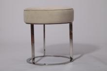 Frank stool in solid stainless steel