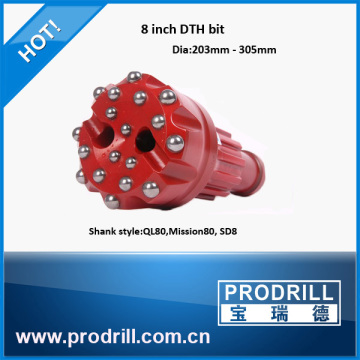 Rock drilling down-the-hole drill bits