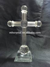 Catholic Standing CRYSTAL CROSS figurine MH-15042