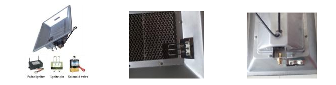Outdoor large heating area gas infrared burner heater
