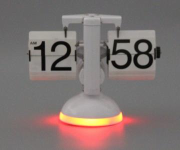 Small Balance Flip Desk Clock with LED Lights