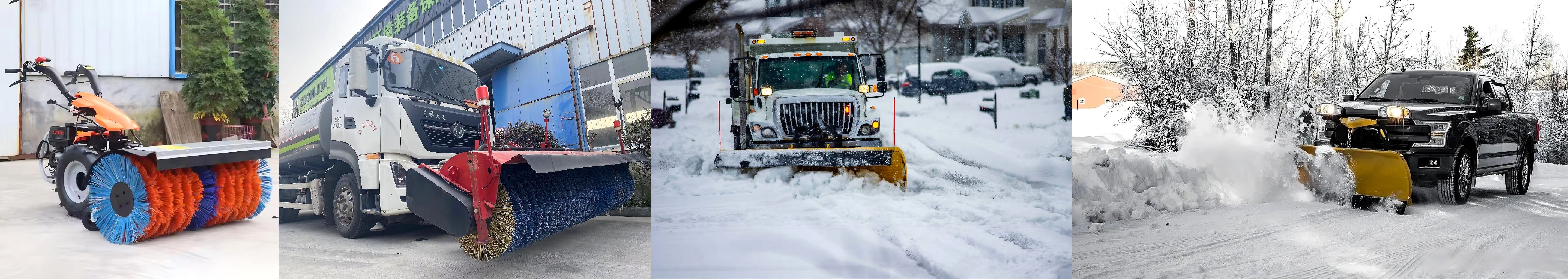 Snow Plough, pennello per rotolamento della neve Snow Plow, Snow rolling brush