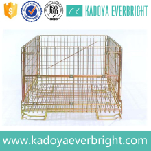 Industry stackable metal wire storage cage