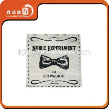 garment folded fabric woven textile label