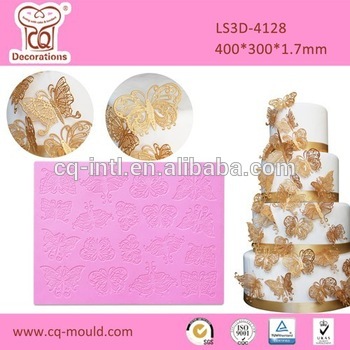 3D Fondant Sugar silicone lace mat