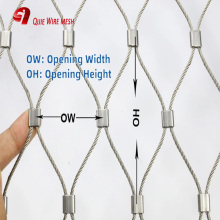 7x7 Stainless Steel Rope Mesh Construction Metal Inox Cable Weather Resistant