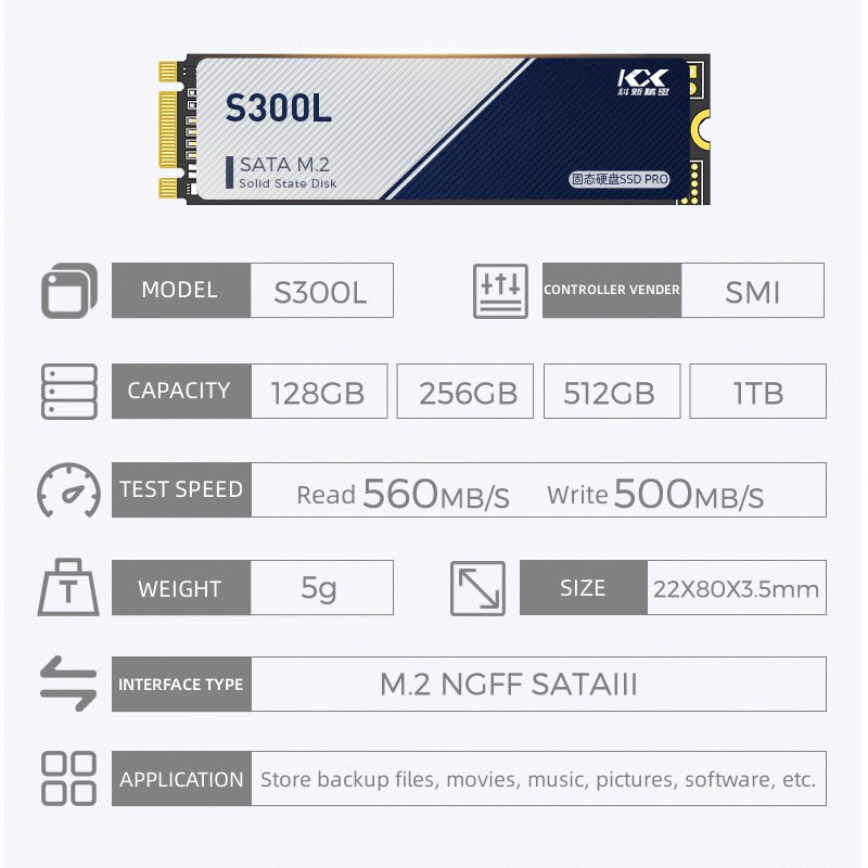 SSD Computer NVME PCIe Laptop NGFF 128 GB SSD