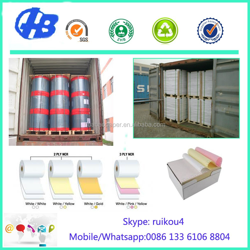 Carbonless paper photocopy paper High quality computer printing paper 9.5*11"