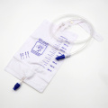 Sampling port valve for urine bag