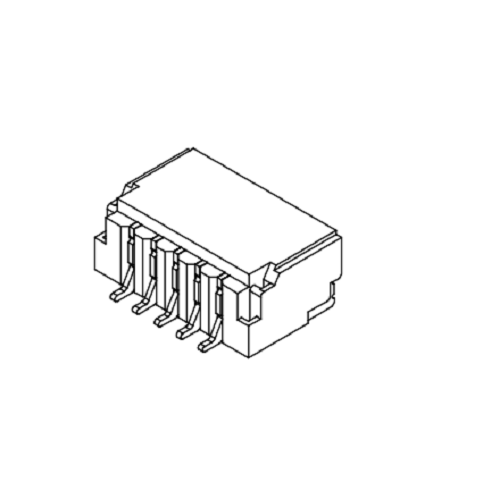 1.00 मिमी पिच 90 ° एकल पंक्ति वेफर-एसएमटी AW1002R-S-XP