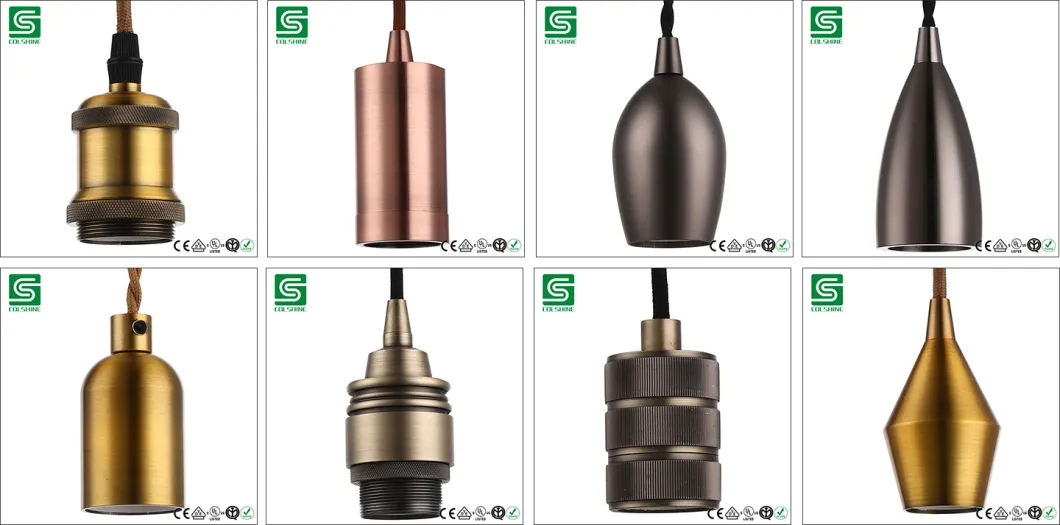 E27 Screw Vingtage Lamp Socket Lampholder for Pendant Light