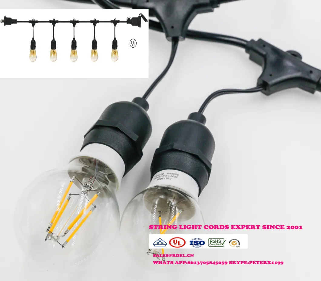 Outdoor Weatherproof Commercial Grade Lights Hanging Sockets &Ndash UL