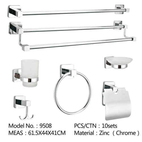 Aluminum Wall Mounted Bathroom Accessory Sets