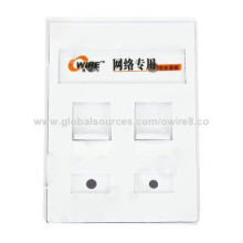 Faceplates, 1/2 Ports