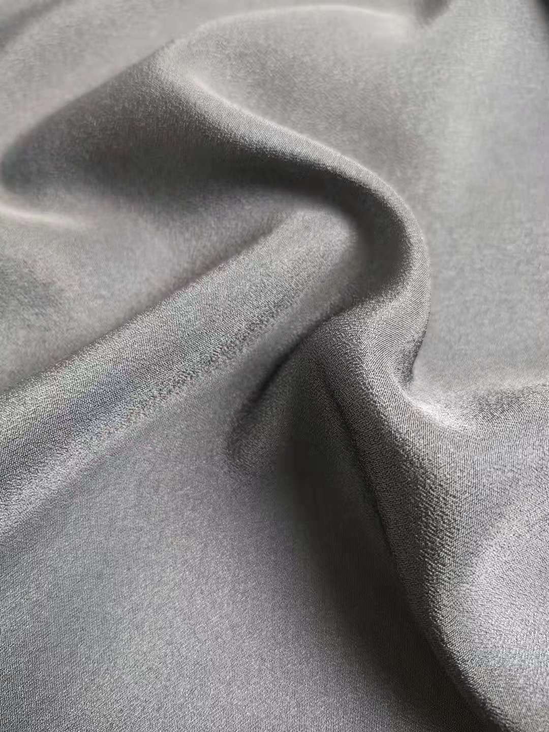 good quality free sample crepe de chine print fabric ladies shirt dress