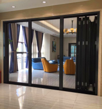 Aluminium Retractable Fiberglass Insect Screen Door for Patios