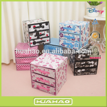 foldable non woven fabric box storage bin with drawer
