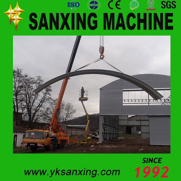 sanxing no-girder k q span SABM arch roof forming machine