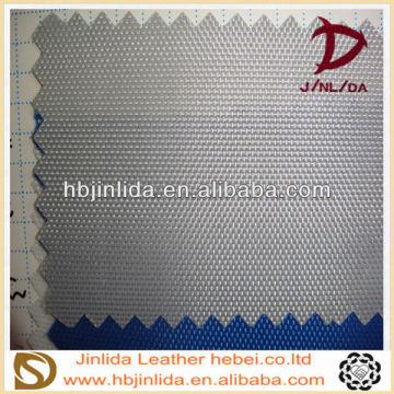 blue color artificial leather pvc leather for shoulder bags