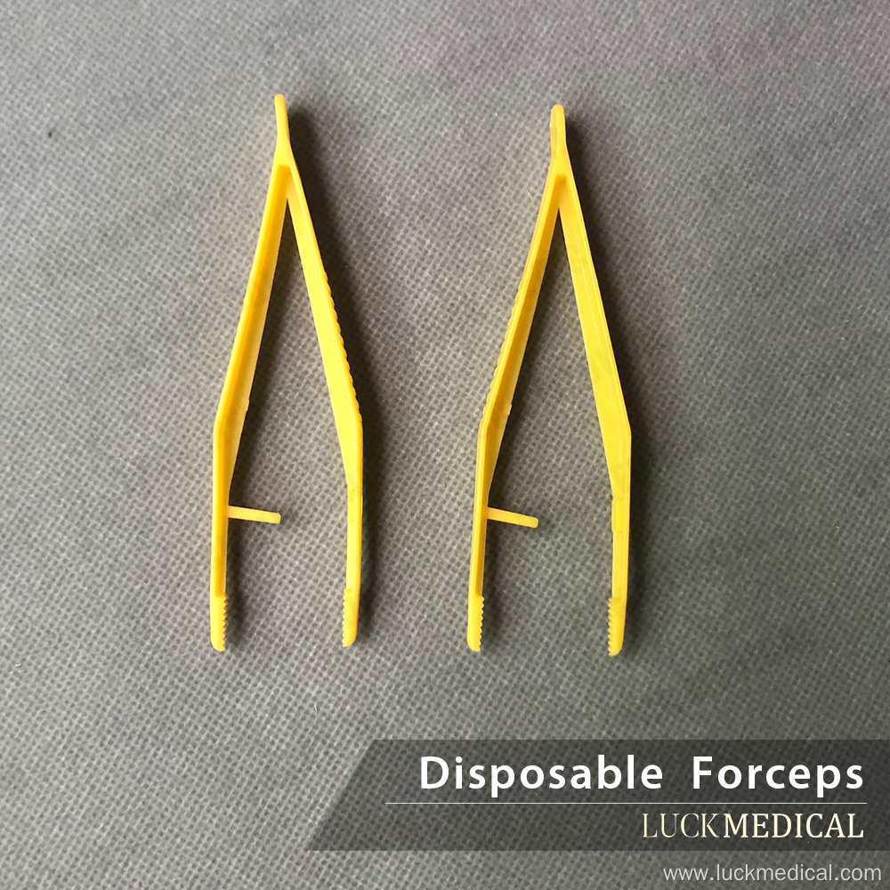 Disposable Plastic Medical Forceps Disposable Tweezers